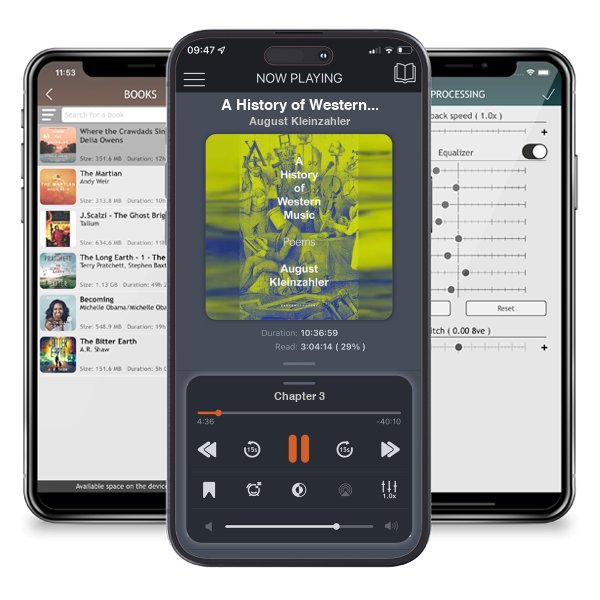 Download fo free audiobook A History of Western Music: Poems by August Kleinzahler and listen anywhere on your iOS devices in the ListenBook app.