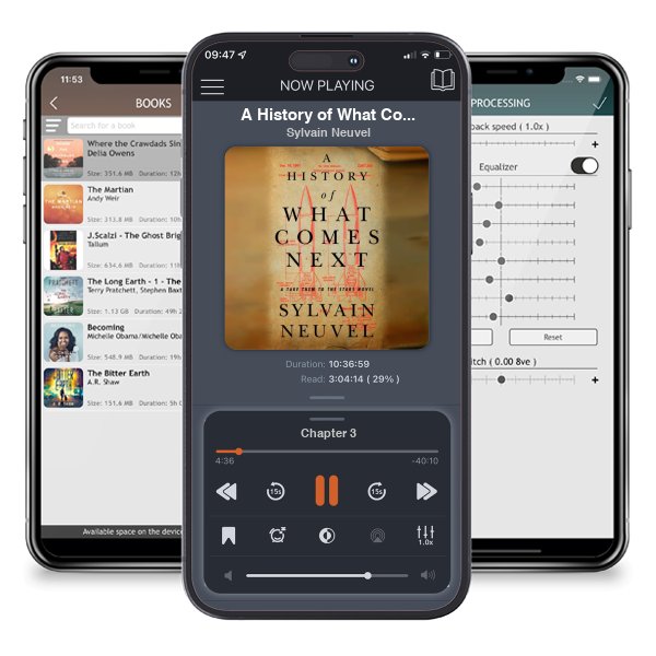 Download fo free audiobook A History of What Comes Next (Take Them to the Stars, #1) by Sylvain Neuvel and listen anywhere on your iOS devices in the ListenBook app.
