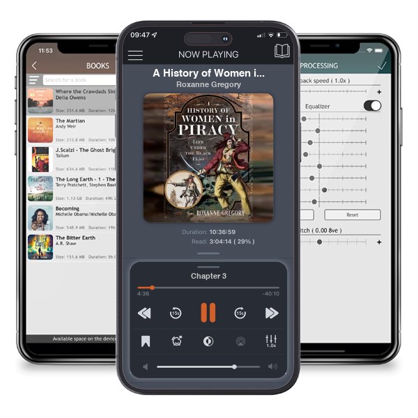 Download fo free audiobook A History of Women in Piracy: Life under the Black Flag by Roxanne Gregory and listen anywhere on your iOS devices in the ListenBook app.