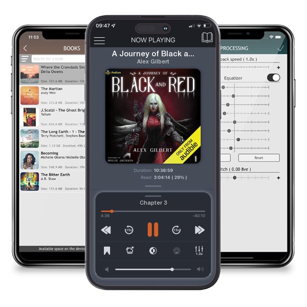 Download fo free audiobook A Journey of Black and Red by Alex Gilbert and listen anywhere on your iOS devices in the ListenBook app.