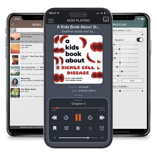 Download fo free audiobook A Kids Book About Sickle Cell Disease by Seethal Jacob and Julia Lamotte and listen anywhere on your iOS devices in the ListenBook app.