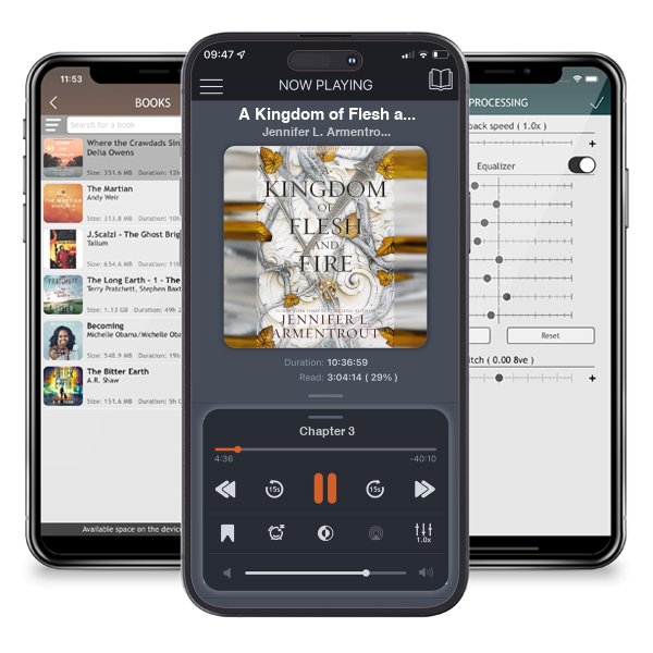 Download fo free audiobook A Kingdom of Flesh and Fire (Blood and Ash, #2) by Jennifer L. Armentrout and listen anywhere on your iOS devices in the ListenBook app.