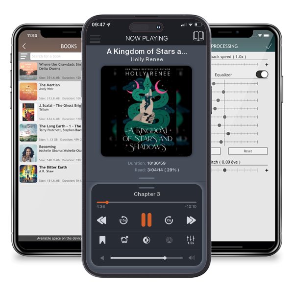 Download fo free audiobook A Kingdom of Stars and Shadows Special Edition by Holly Renee and listen anywhere on your iOS devices in the ListenBook app.
