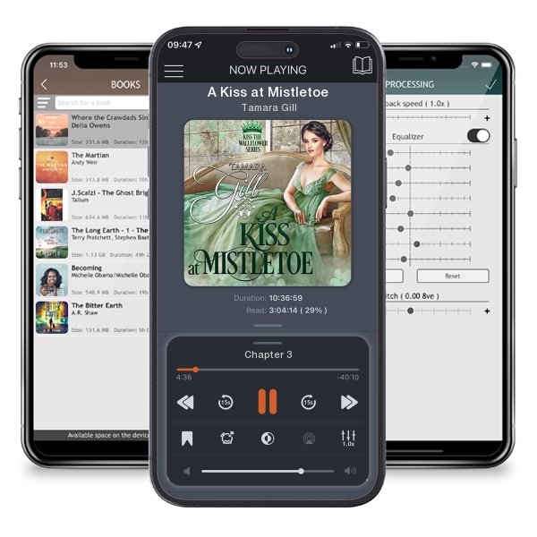 Download fo free audiobook A Kiss at Mistletoe by Tamara Gill and listen anywhere on your iOS devices in the ListenBook app.