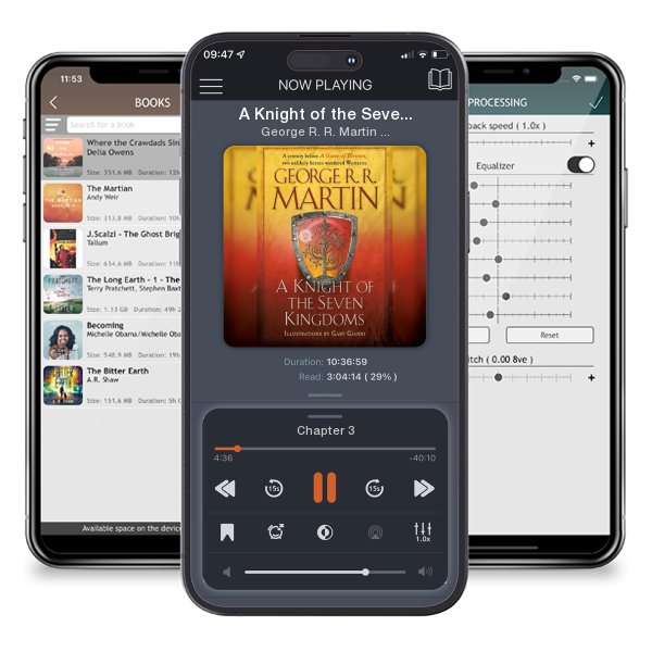 Download fo free audiobook A Knight of the Seven Kingdoms by George R. R. Martin and Gary Gianni and listen anywhere on your iOS devices in the ListenBook app.