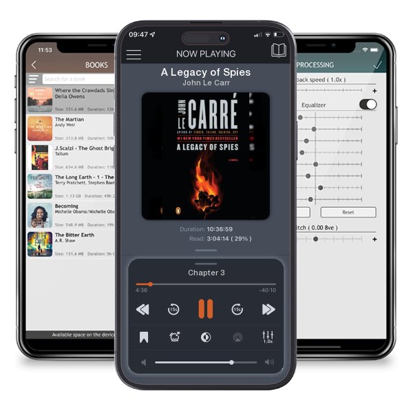 Download fo free audiobook A Legacy of Spies by John Le Carré and listen anywhere on your iOS devices in the ListenBook app.