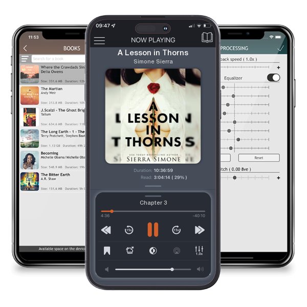 Download fo free audiobook A Lesson in Thorns by Simone Sierra and listen anywhere on your iOS devices in the ListenBook app.