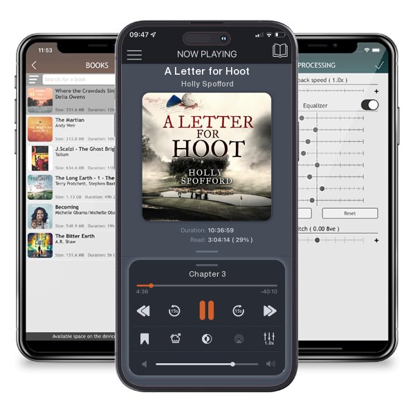 Download fo free audiobook A Letter for Hoot by Holly Spofford and listen anywhere on your iOS devices in the ListenBook app.
