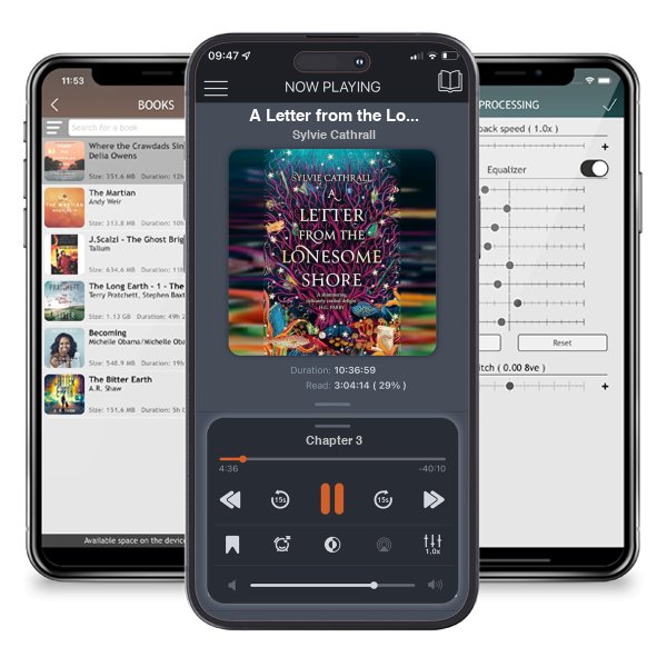 Download fo free audiobook A Letter from the Lonesome Shore (The Sunken Archive, #2) by Sylvie Cathrall and listen anywhere on your iOS devices in the ListenBook app.