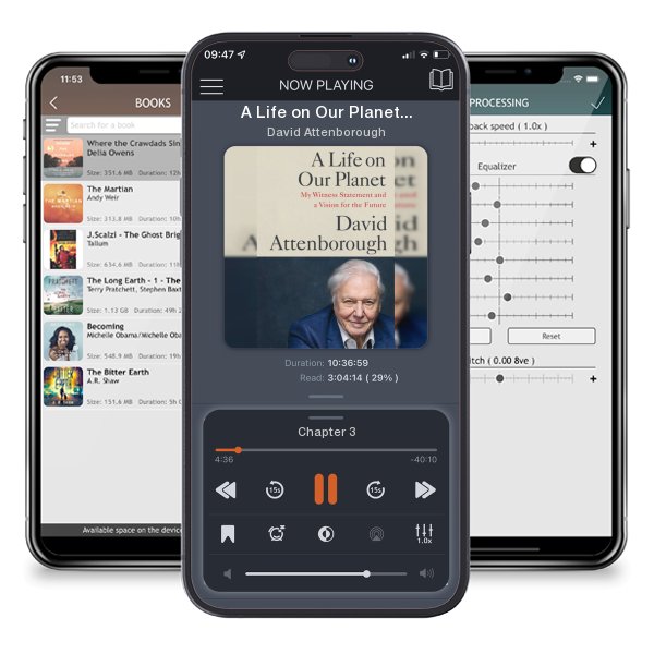 Download fo free audiobook A Life on Our Planet: My Witness Statement and a Vision for... by David Attenborough and listen anywhere on your iOS devices in the ListenBook app.