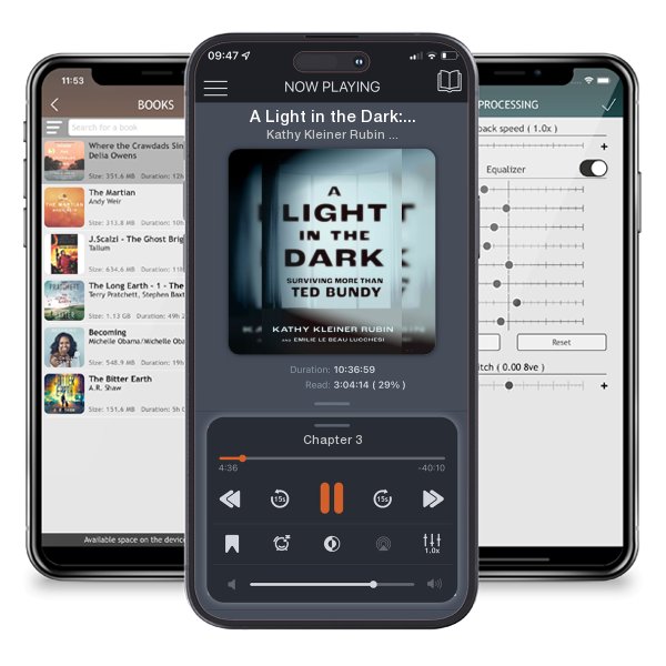 Download fo free audiobook A Light in the Dark: Surviving More Than Ted Bundy by Kathy Kleiner Rubin and Emilie Le Beau Lucchesi and listen anywhere on your iOS devices in the ListenBook app.