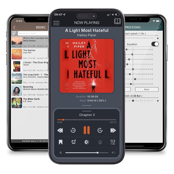 Download fo free audiobook A Light Most Hateful by Hailey Piper and listen anywhere on your iOS devices in the ListenBook app.