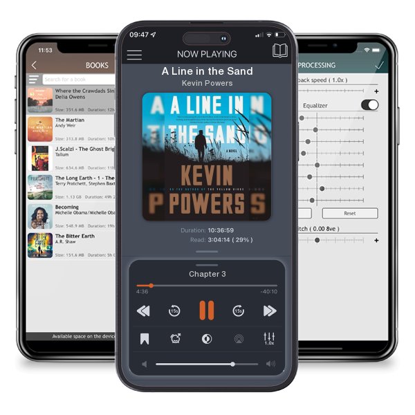 Download fo free audiobook A Line in the Sand by Kevin Powers and listen anywhere on your iOS devices in the ListenBook app.
