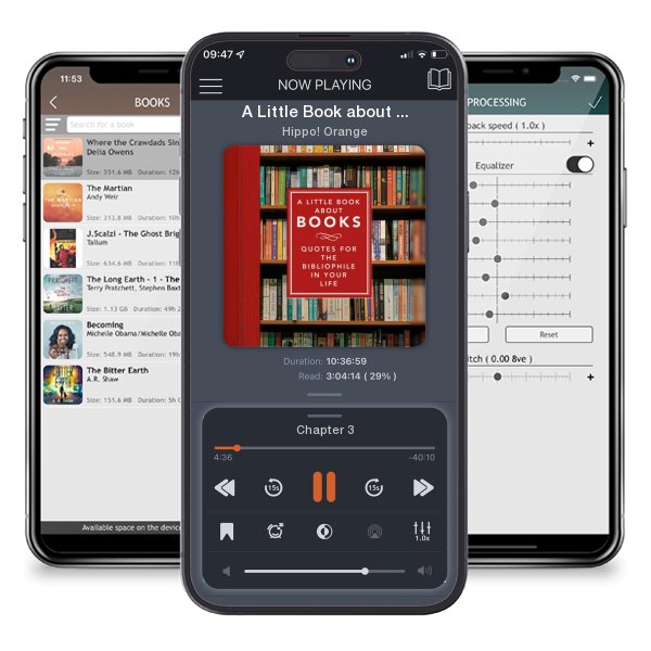 Download fo free audiobook A Little Book about Books: Quotes for the Bibliophile in Your Life by Hippo! Orange and listen anywhere on your iOS devices in the ListenBook app.