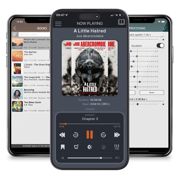 Download fo free audiobook A Little Hatred by Joe Abercrombie and listen anywhere on your iOS devices in the ListenBook app.