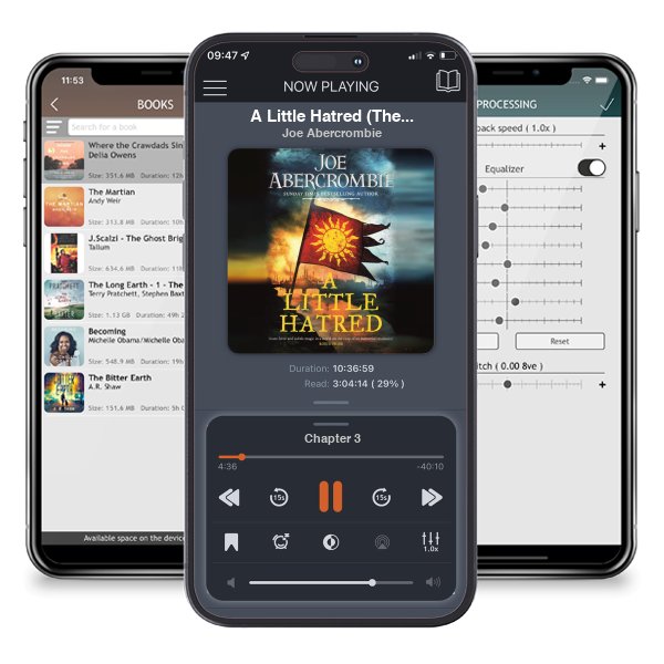 Download fo free audiobook A Little Hatred (The Age of Madness, #1) by Joe Abercrombie and listen anywhere on your iOS devices in the ListenBook app.