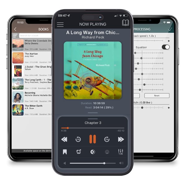 Download fo free audiobook A Long Way from Chicago: A Novel in Stories by Richard Peck and listen anywhere on your iOS devices in the ListenBook app.