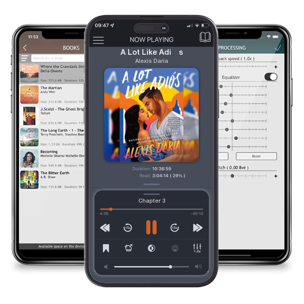 Download fo free audiobook A Lot Like Adiós by Alexis Daria and listen anywhere on your iOS devices in the ListenBook app.