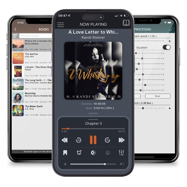 Download fo free audiobook A Love Letter to Whiskey by Kandi Steiner and listen anywhere on your iOS devices in the ListenBook app.