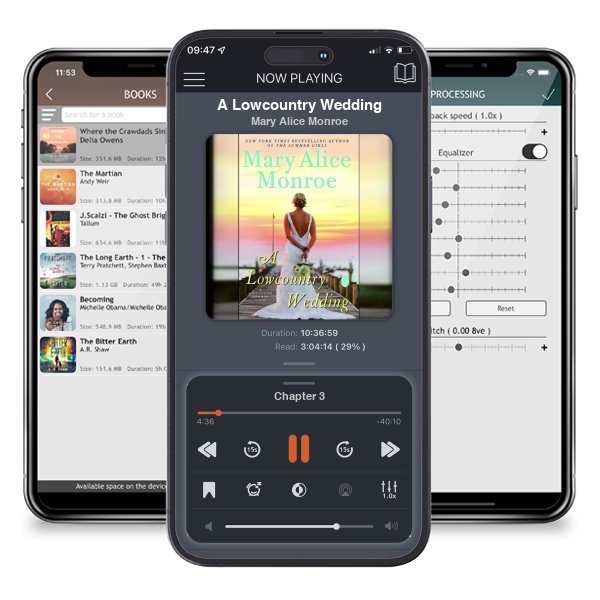 Download fo free audiobook A Lowcountry Wedding by Mary Alice Monroe and listen anywhere on your iOS devices in the ListenBook app.
