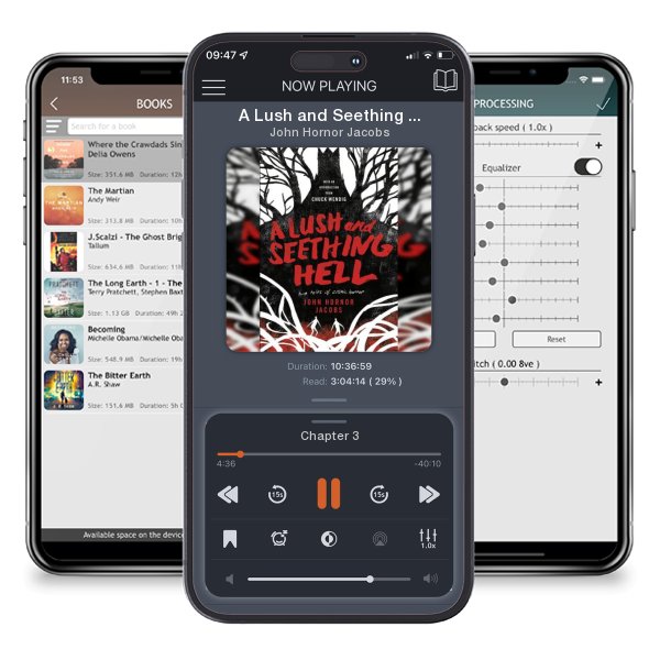 Download fo free audiobook A Lush and Seething Hell: Two Tales of Cosmic Horror by John Hornor Jacobs and listen anywhere on your iOS devices in the ListenBook app.