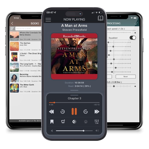 Download fo free audiobook A Man at Arms by Steven Pressfield and listen anywhere on your iOS devices in the ListenBook app.