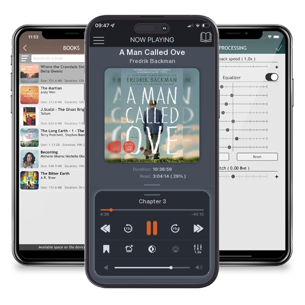 Download fo free audiobook A Man Called Ove by Fredrik Backman and listen anywhere on your iOS devices in the ListenBook app.
