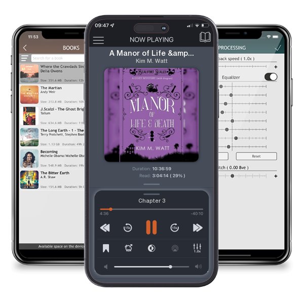Download fo free audiobook A Manor of Life & Death: A Cozy Mystery (With Dragons) by Kim M. Watt and listen anywhere on your iOS devices in the ListenBook app.