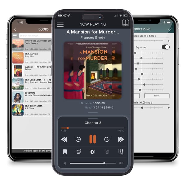 Download fo free audiobook A Mansion for Murder: A Kate Shackleton Mystery by Frances Brody and listen anywhere on your iOS devices in the ListenBook app.
