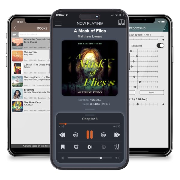 Download fo free audiobook A Mask of Flies by Matthew Lyons and listen anywhere on your iOS devices in the ListenBook app.