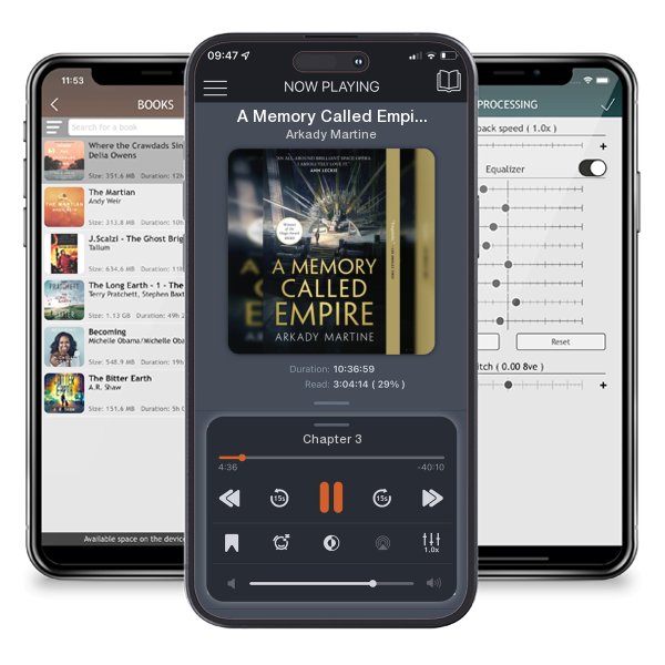 Download fo free audiobook A Memory Called Empire by Arkady Martine and listen anywhere on your iOS devices in the ListenBook app.