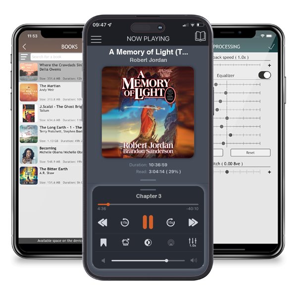 Download fo free audiobook A Memory of Light (The Wheel of Time, #14) by Robert Jordan and listen anywhere on your iOS devices in the ListenBook app.