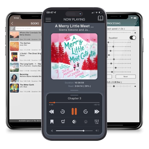Download fo free audiobook A Merry Little Meet Cute by Sierra Simone and Julie Murphy and listen anywhere on your iOS devices in the ListenBook app.