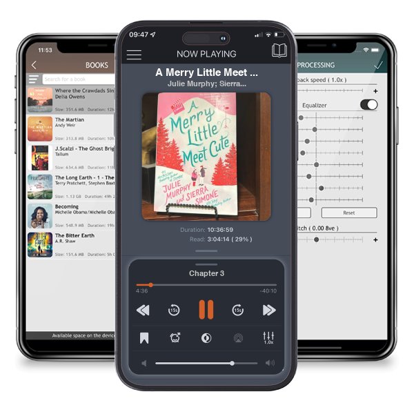 Download fo free audiobook A Merry Little Meet Cute by Julie Murphy; Sierra Simone and listen anywhere on your iOS devices in the ListenBook app.