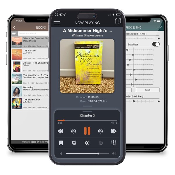 Download fo free audiobook A Midsummer Night's Dream by William Shakespeare and listen anywhere on your iOS devices in the ListenBook app.