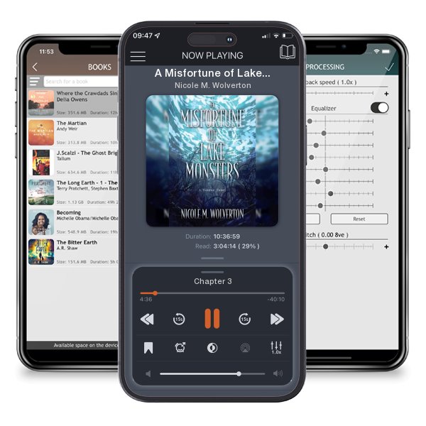 Download fo free audiobook A Misfortune of Lake Monsters by Nicole M. Wolverton and listen anywhere on your iOS devices in the ListenBook app.