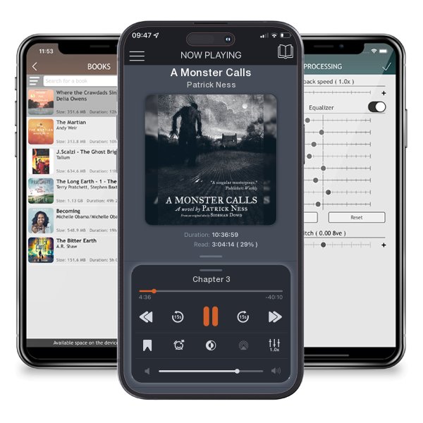 Download fo free audiobook A Monster Calls by Patrick Ness and listen anywhere on your iOS devices in the ListenBook app.
