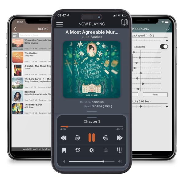 Download fo free audiobook A Most Agreeable Murder by Julia Seales and listen anywhere on your iOS devices in the ListenBook app.