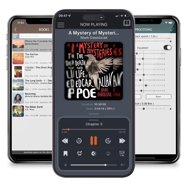 Download fo free audiobook A Mystery of Mysteries: The Death and Life of Edgar Allan Poe by Mark Dawidziak and listen anywhere on your iOS devices in the ListenBook app.