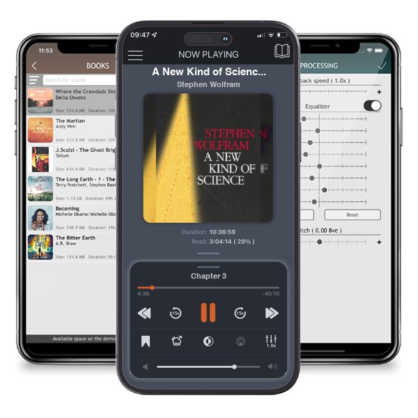 Download fo free audiobook A New Kind of Science by Stephen Wolfram and listen anywhere on your iOS devices in the ListenBook app.