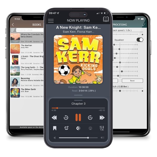 Download fo free audiobook A New Knight: Sam Kerr:... by Sam Kerr, Fiona Harris and listen anywhere on your iOS devices in the ListenBook app.