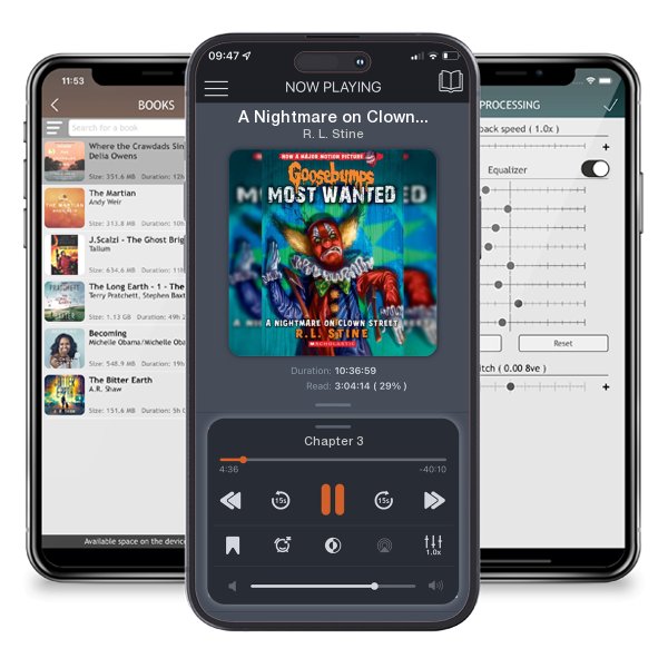 Download fo free audiobook A Nightmare on Clown Street (Goosebumps Most Wanted #7) by R. L. Stine and listen anywhere on your iOS devices in the ListenBook app.