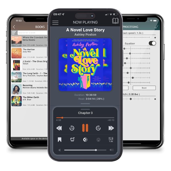 Download fo free audiobook A Novel Love Story by Ashley Poston and listen anywhere on your iOS devices in the ListenBook app.