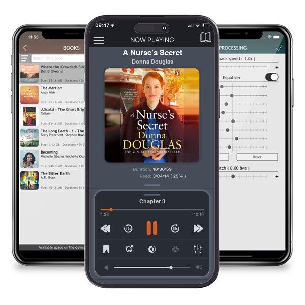 Download fo free audiobook A Nurse’s Secret by Donna Douglas and listen anywhere on your iOS devices in the ListenBook app.