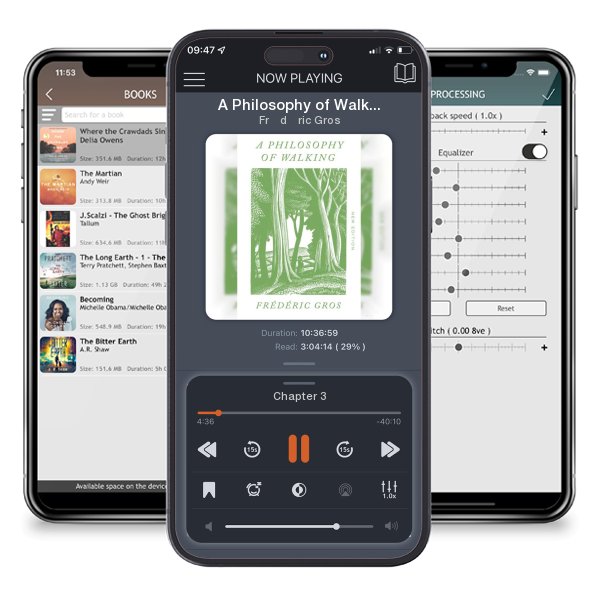 Download fo free audiobook A Philosophy of Walking by Frédéric Gros and listen anywhere on your iOS devices in the ListenBook app.