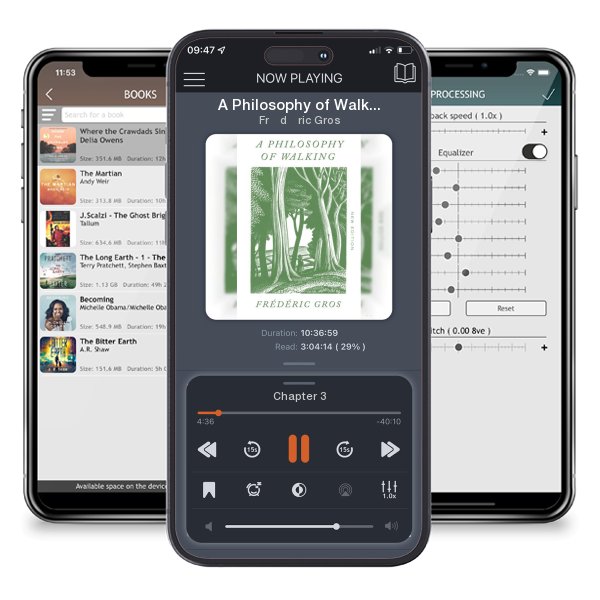 Download fo free audiobook A Philosophy of Walking by Frédéric Gros and listen anywhere on your iOS devices in the ListenBook app.