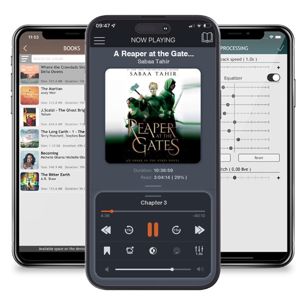 Download fo free audiobook A Reaper at the Gates (An Ember in the Ashes, #3) by Sabaa Tahir and listen anywhere on your iOS devices in the ListenBook app.