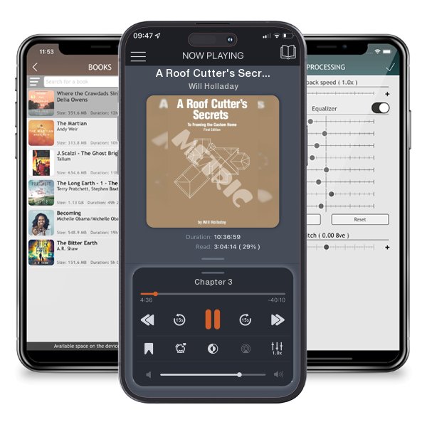 Download fo free audiobook A Roof Cutter's Secrets to Framing the Custom Home - Metric by Will Holladay and listen anywhere on your iOS devices in the ListenBook app.