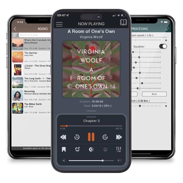 Download fo free audiobook A Room of One's Own by Virginia Woolf and listen anywhere on your iOS devices in the ListenBook app.