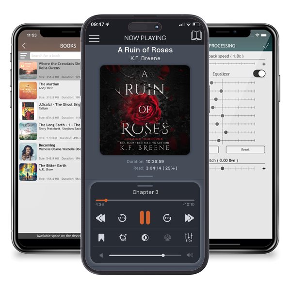 Download fo free audiobook A Ruin of Roses by K.F. Breene and listen anywhere on your iOS devices in the ListenBook app.